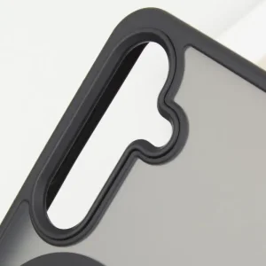 Чохол TPU+PC Metal Buttons with MagSafe Colorful для Samsung Galaxy S25 Edge Black