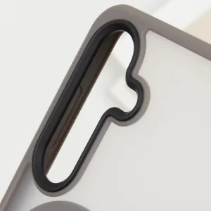 Чехол TPU+PC Metal Buttons with MagSafe Colorful для Samsung Galaxy S25 Edge Grey