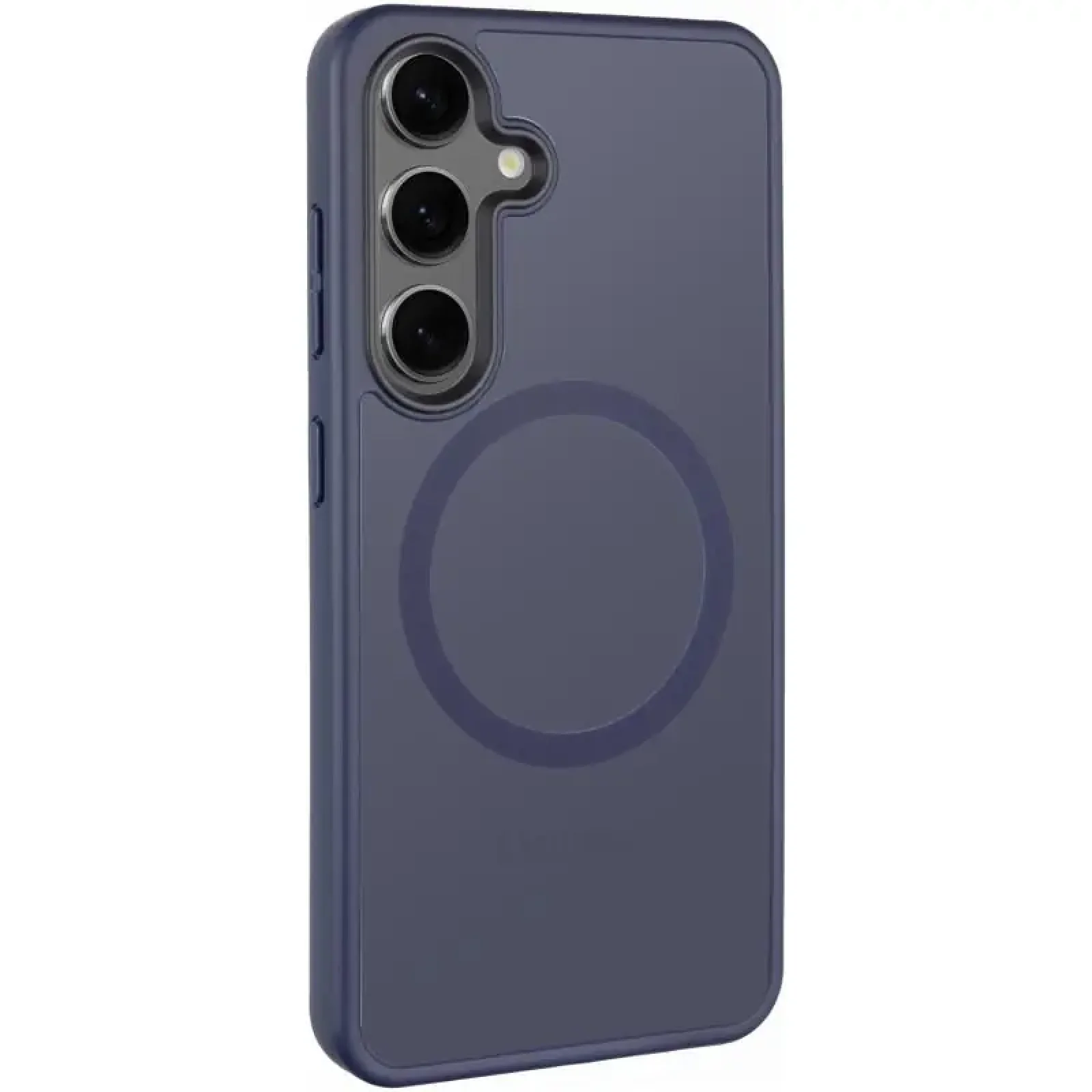 Чехол TPU+PC Metal Buttons with MagSafe Colorful для Samsung Galaxy S25 Edge Navy Blue