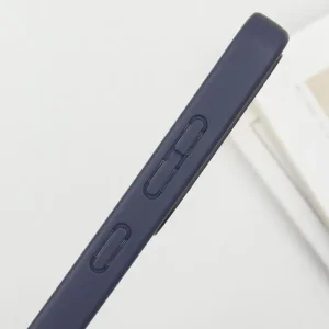 Чехол TPU+PC Metal Buttons with MagSafe Colorful для Samsung Galaxy S25 Edge Navy Blue