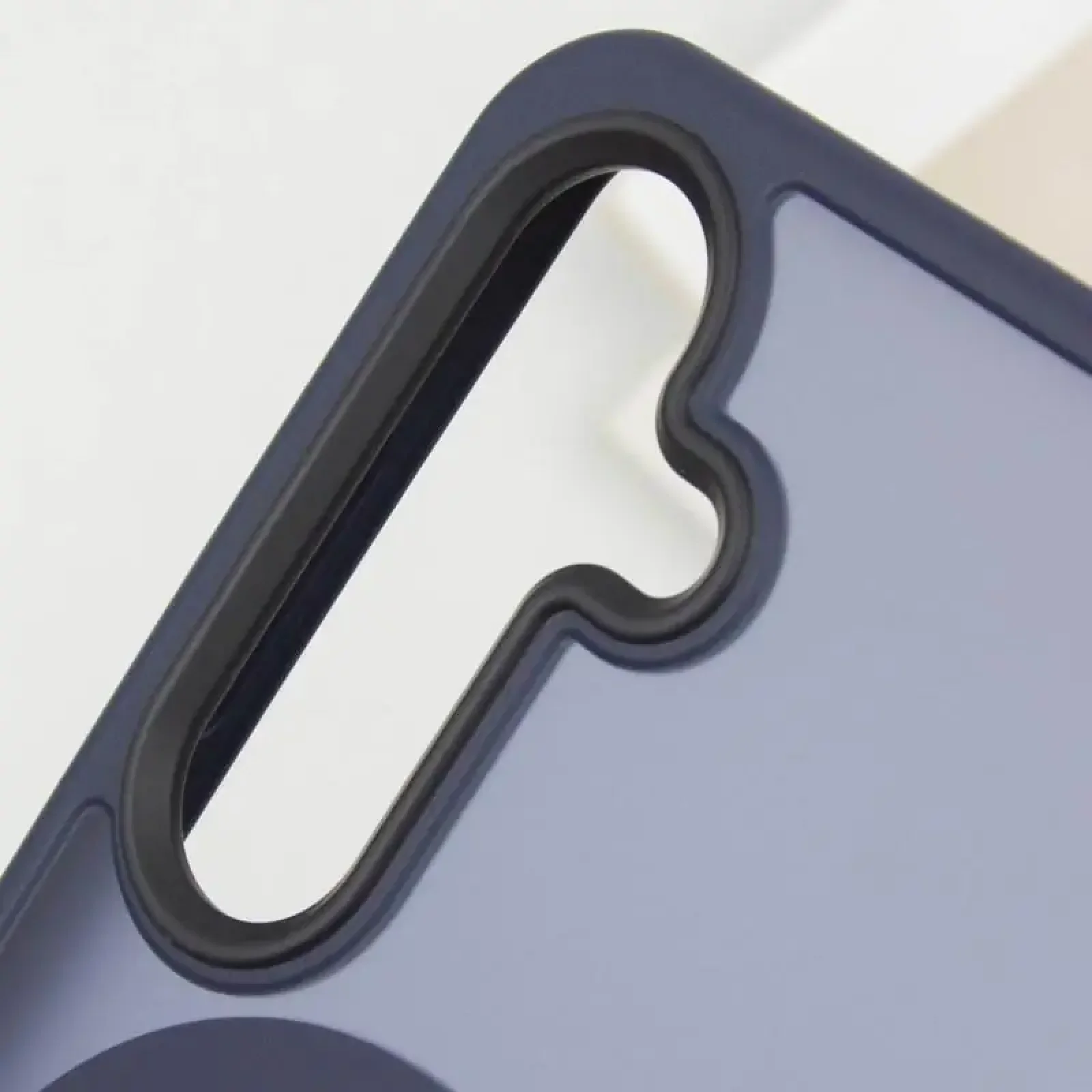 Чехол TPU+PC Metal Buttons with MagSafe Colorful для Samsung Galaxy S25 Edge Navy Blue
