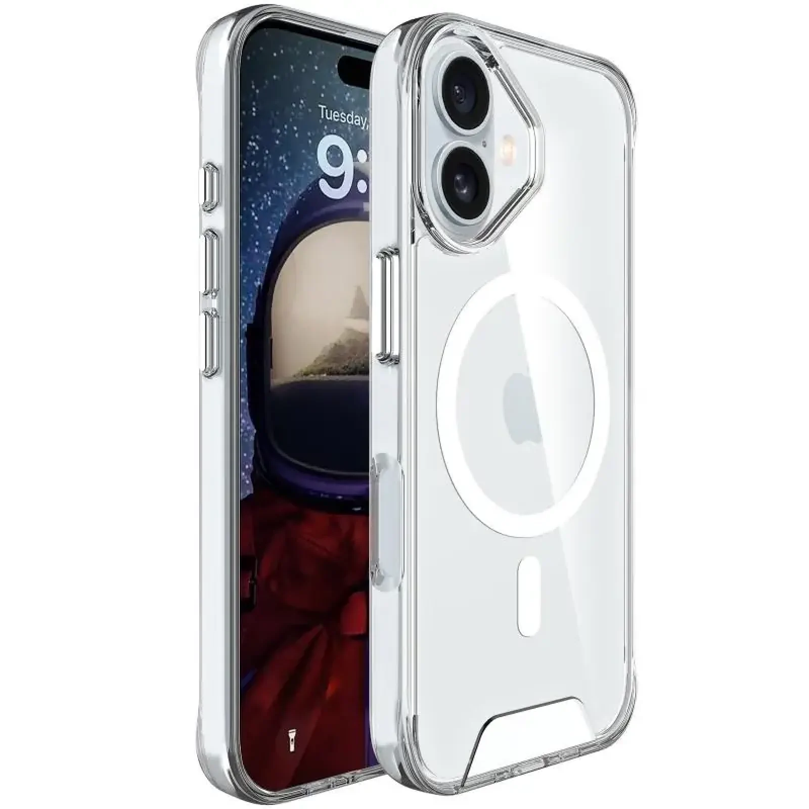 Чохол TPU Space Case Transparent with MagSafe для Apple iPhone 17