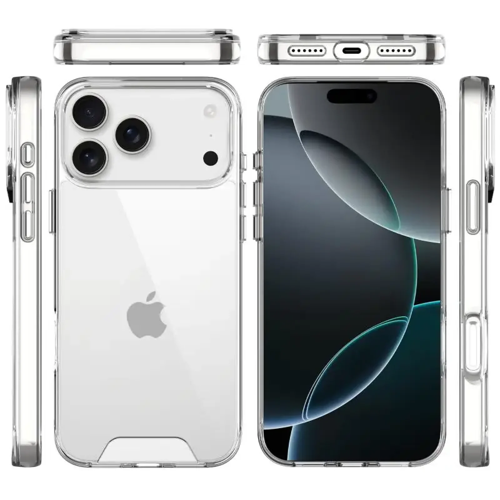 Чохол TPU Space Case Transparent для Apple iPhone 17 Pro