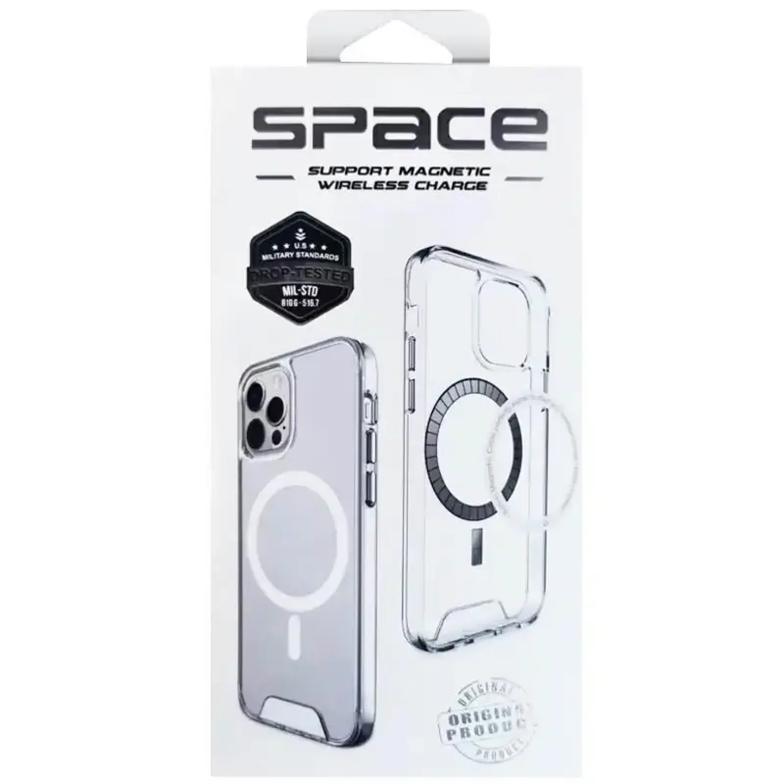Чохол TPU Space Case Transparent with MagSafe для Apple iPhone 17 Pro
