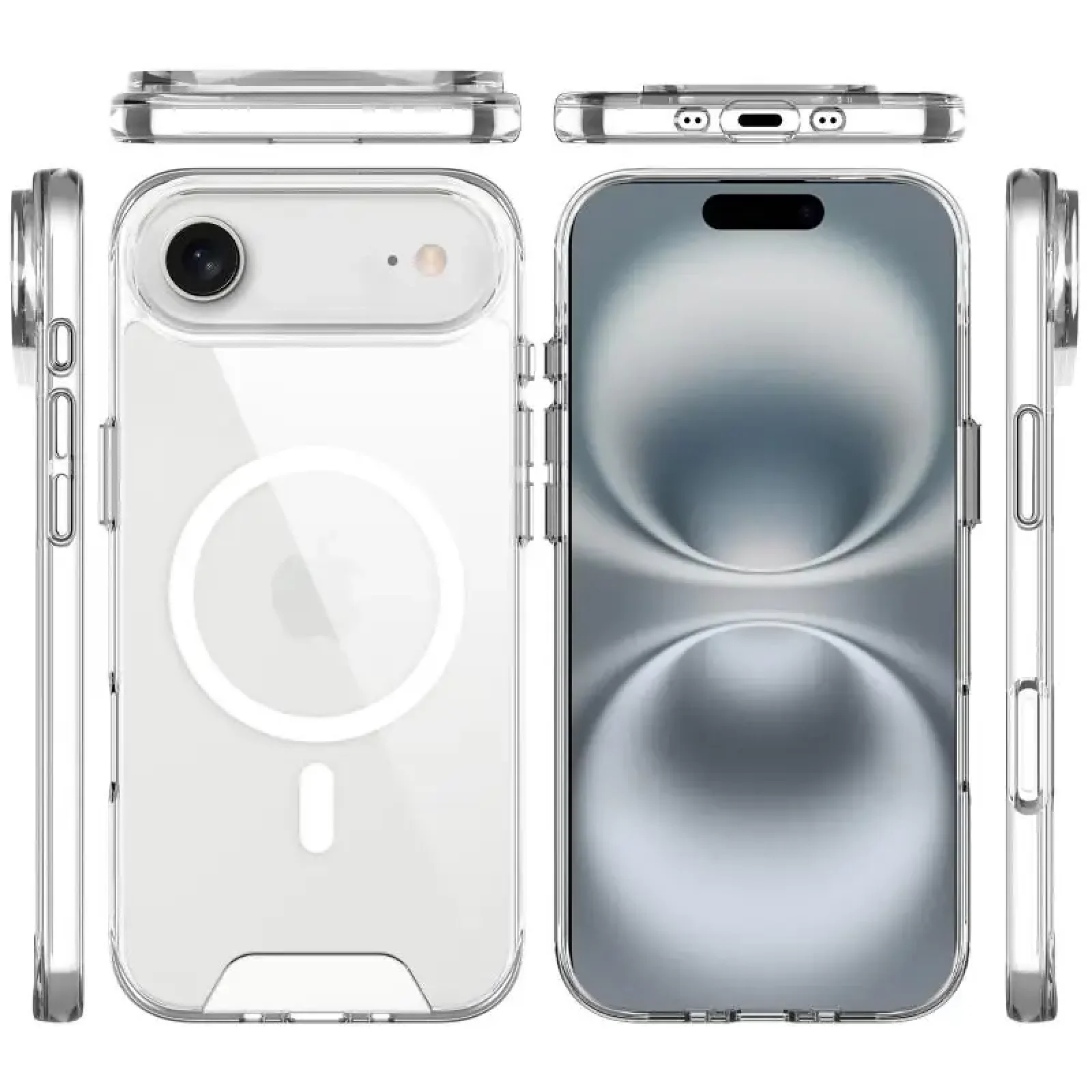 Чохол TPU Space Case Transparent with MagSafe для Apple iPhone Air