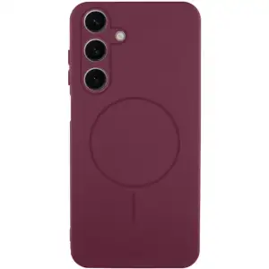 Чохол Silicone Cover Lakshmi Full Camera (AA) with Magnetic Fit для Samsung Galaxy A07 Marsala