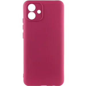 Колір: Бордовий - Чохол TPU GETMAN Liquid Silk Full Camera для Samsung Galaxy A07 Marsala