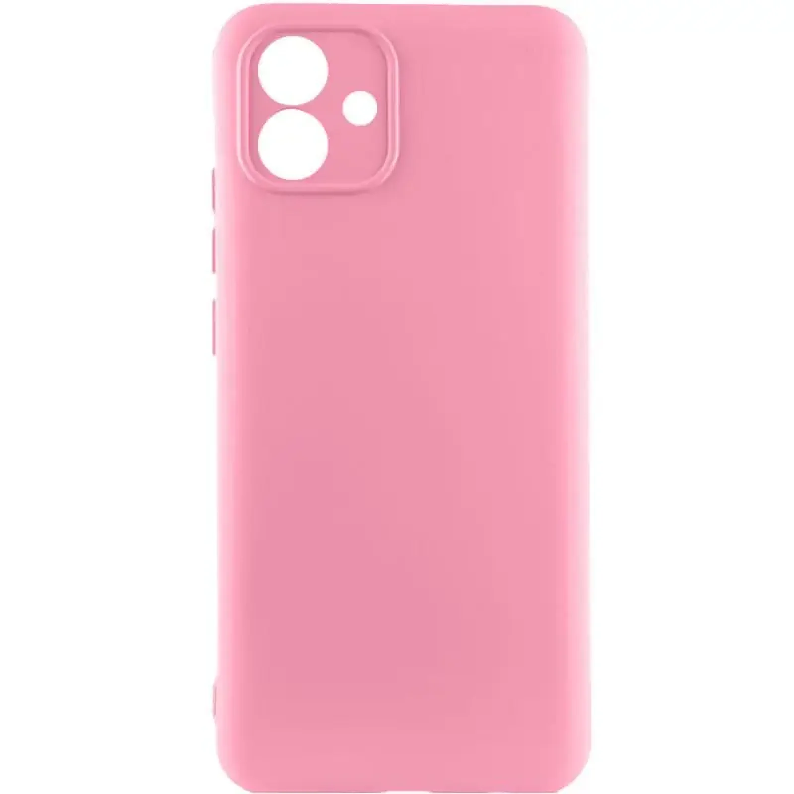 Чохол TPU GETMAN Liquid Silk Full Camera для Samsung Galaxy A07 Pink
