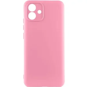 Колір: Рожевий - Чохол TPU GETMAN Liquid Silk Full Camera для Samsung Galaxy A07 Pink