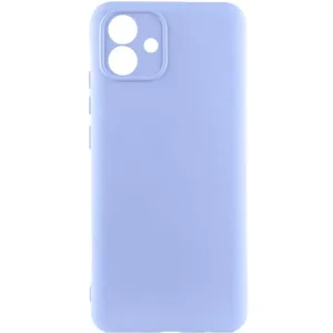 Чохол TPU GETMAN Liquid Silk Full Camera для Samsung Galaxy A07 Light Purple