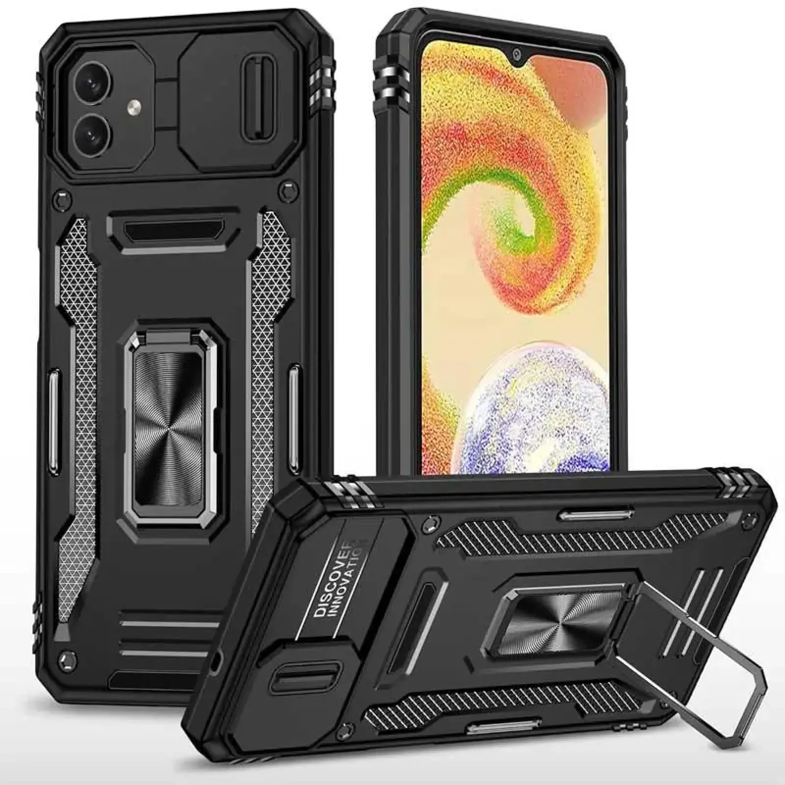 Чохол Camshield Army Ring для Samsung Galaxy A07 Black