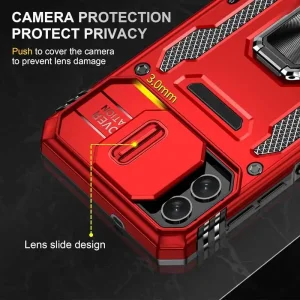 Чохол Camshield Army Ring для Samsung Galaxy A07 Red