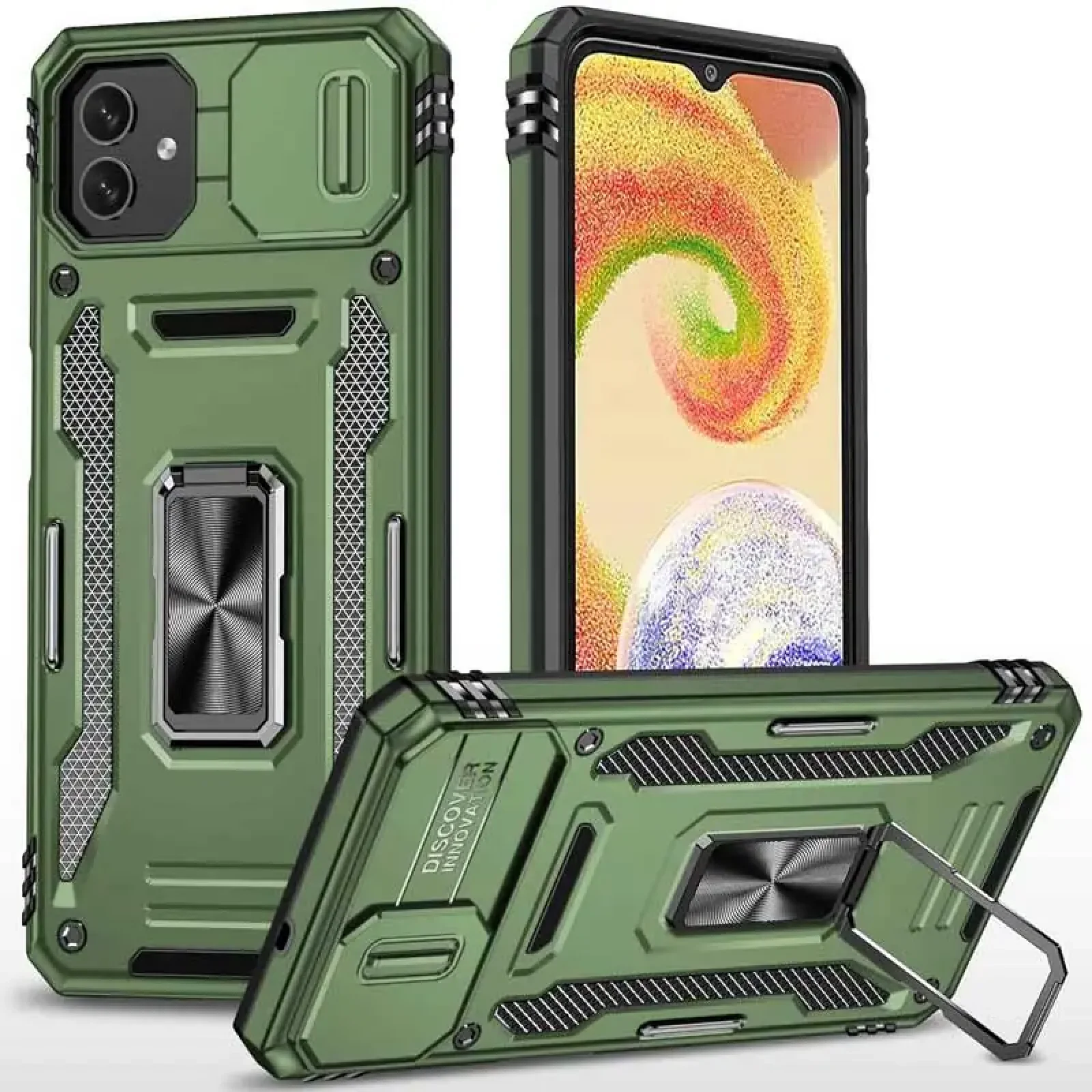 Чохол Camshield Army Ring для Samsung Galaxy A07 Army Green