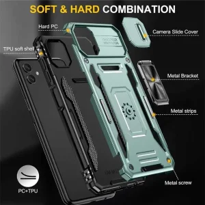 Чохол Camshield Army Ring для Samsung Galaxy A07 Light Green