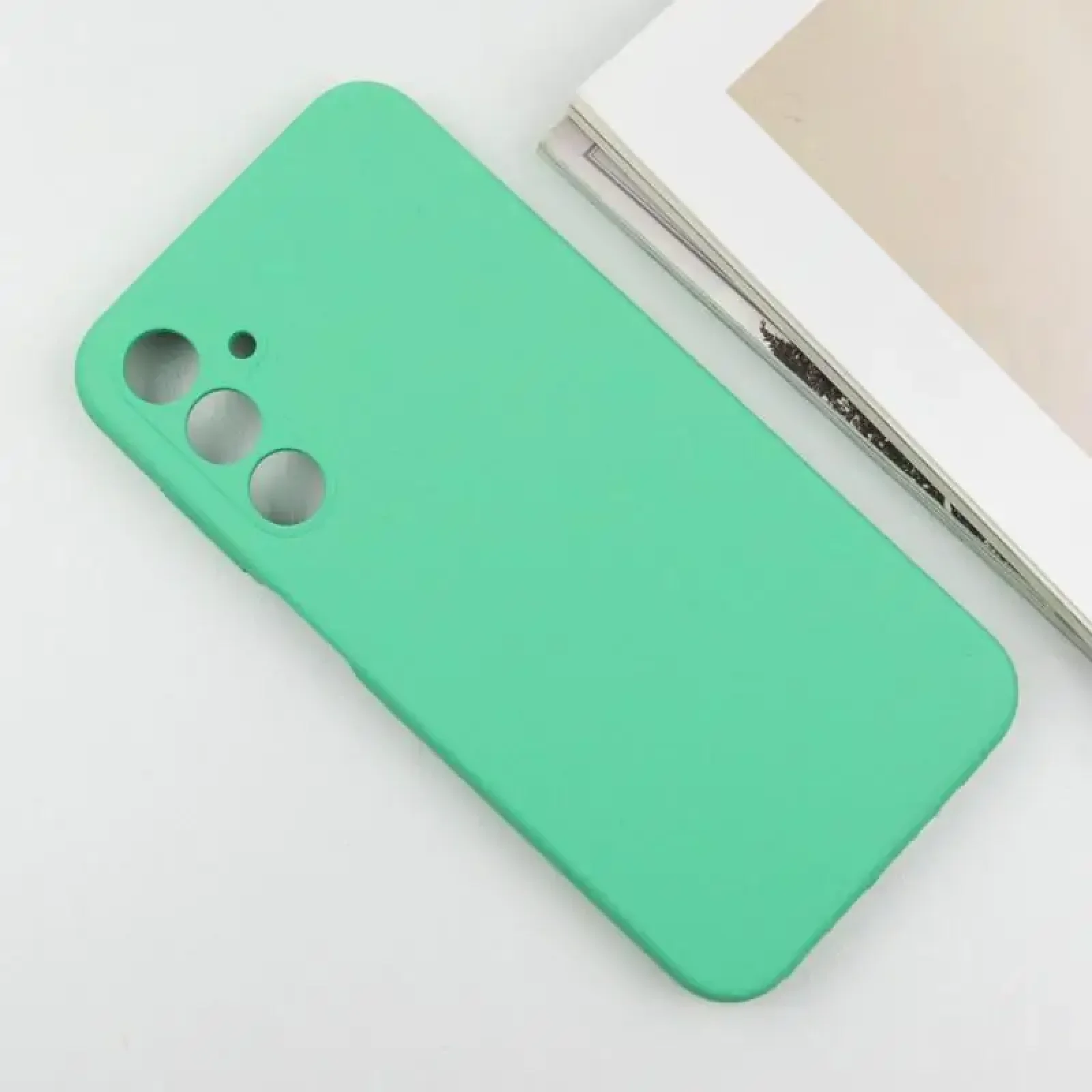 Чохол Silicone Cover Lakshmi Full Camera (AA) для Samsung Galaxy A17 4G/5G Mint
