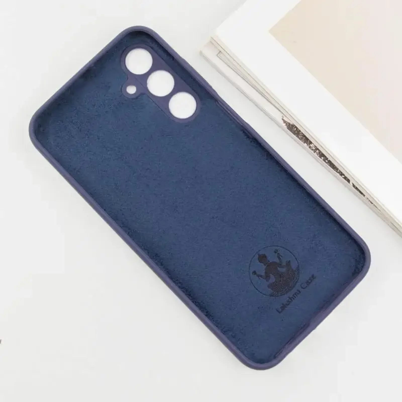Чохол Silicone Cover Lakshmi Full Camera (AA) для Samsung Galaxy A17 5G Midnight Blue