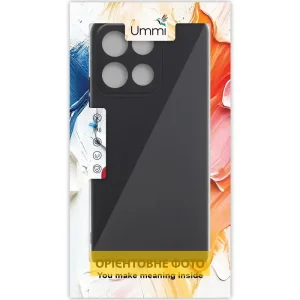 Чохол Silicone Cover Ummi Lakshmi Full Camera (AA) для Motorola Moto G86 5G Black