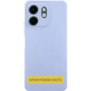 Чохол TPU GETMAN Liquid Silk Full Camera для Motorola Moto G86 5G Light Purple
