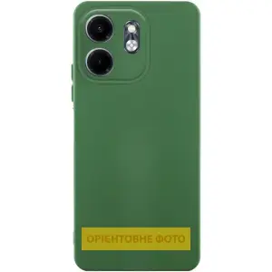 Чохол TPU GETMAN Liquid Silk Full Camera для Motorola Moto G86 5G Dark Green