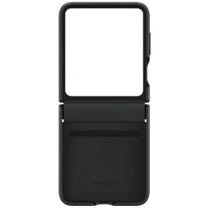 Чехол Leather Case (AAA) для Samsung Galaxy Flip7 Black
