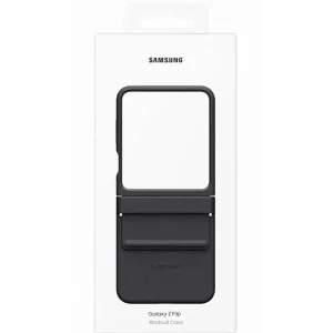 Чехол Leather Case (AAA) для Samsung Galaxy Flip7 Black