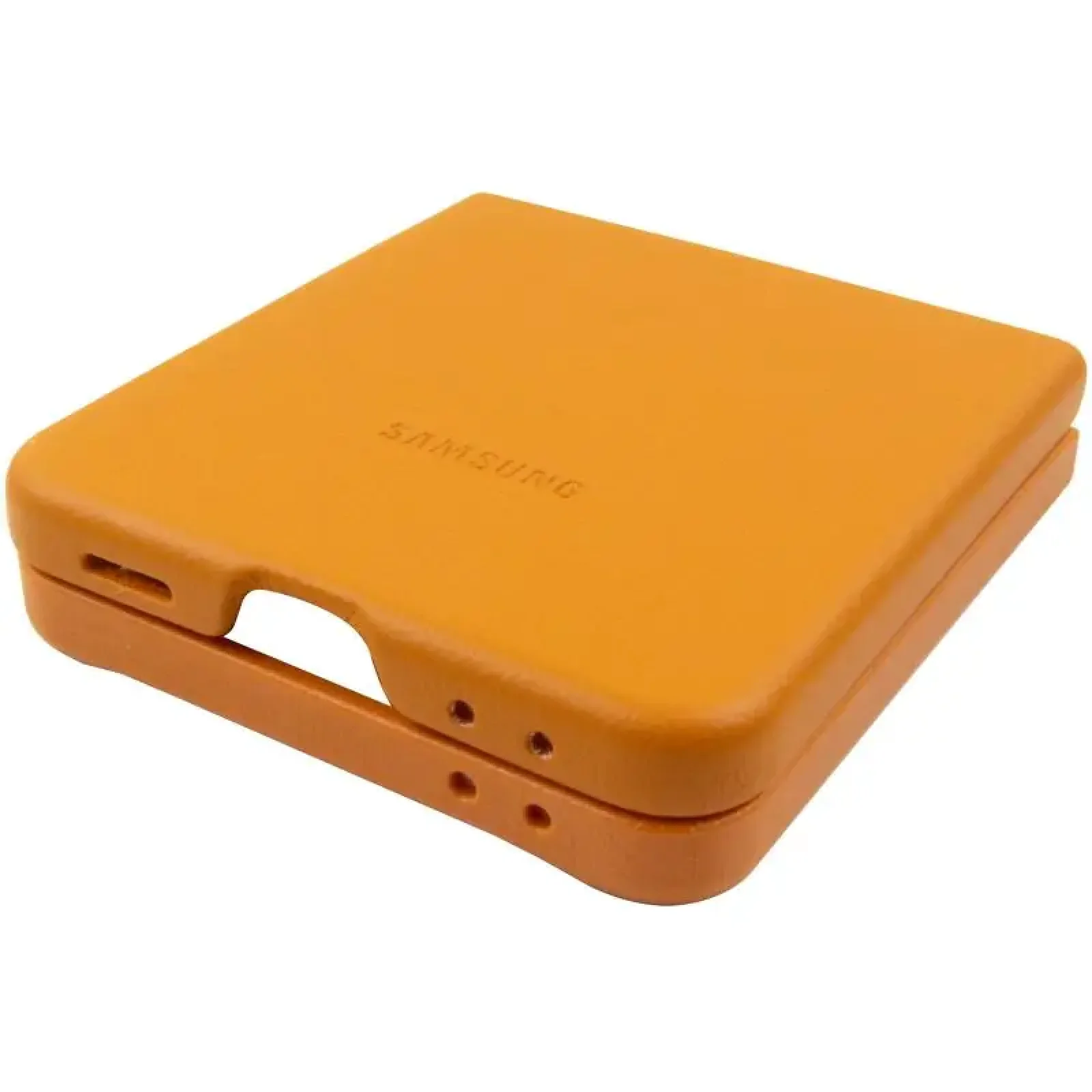 Чехол Leather Case (AAA) для Samsung Galaxy Flip7 Brown