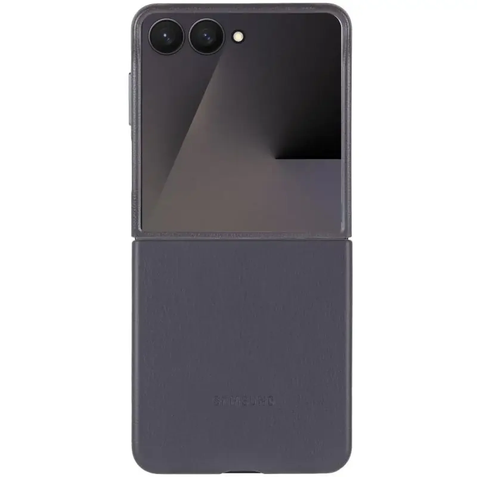 Чехол Leather Case (AAA) для Samsung Galaxy Flip7 Dark Gray