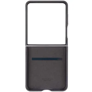 Чехол Leather Case (AAA) для Samsung Galaxy Flip7 Dark Gray