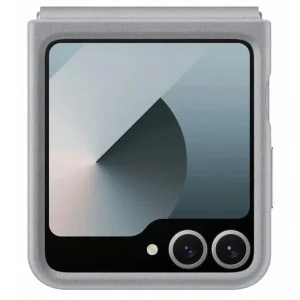 Чохол Leather Case (AAA) для Samsung Galaxy Flip7 Light Gray