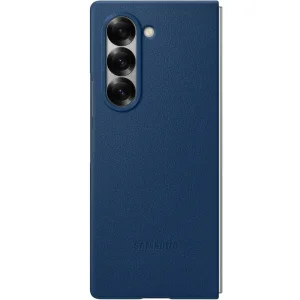 Чохол Leather Case (AAA) для Samsung Galaxy Fold7 Navy