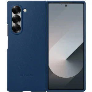 Чохол Leather Case (AAA) для Samsung Galaxy Fold7 Navy