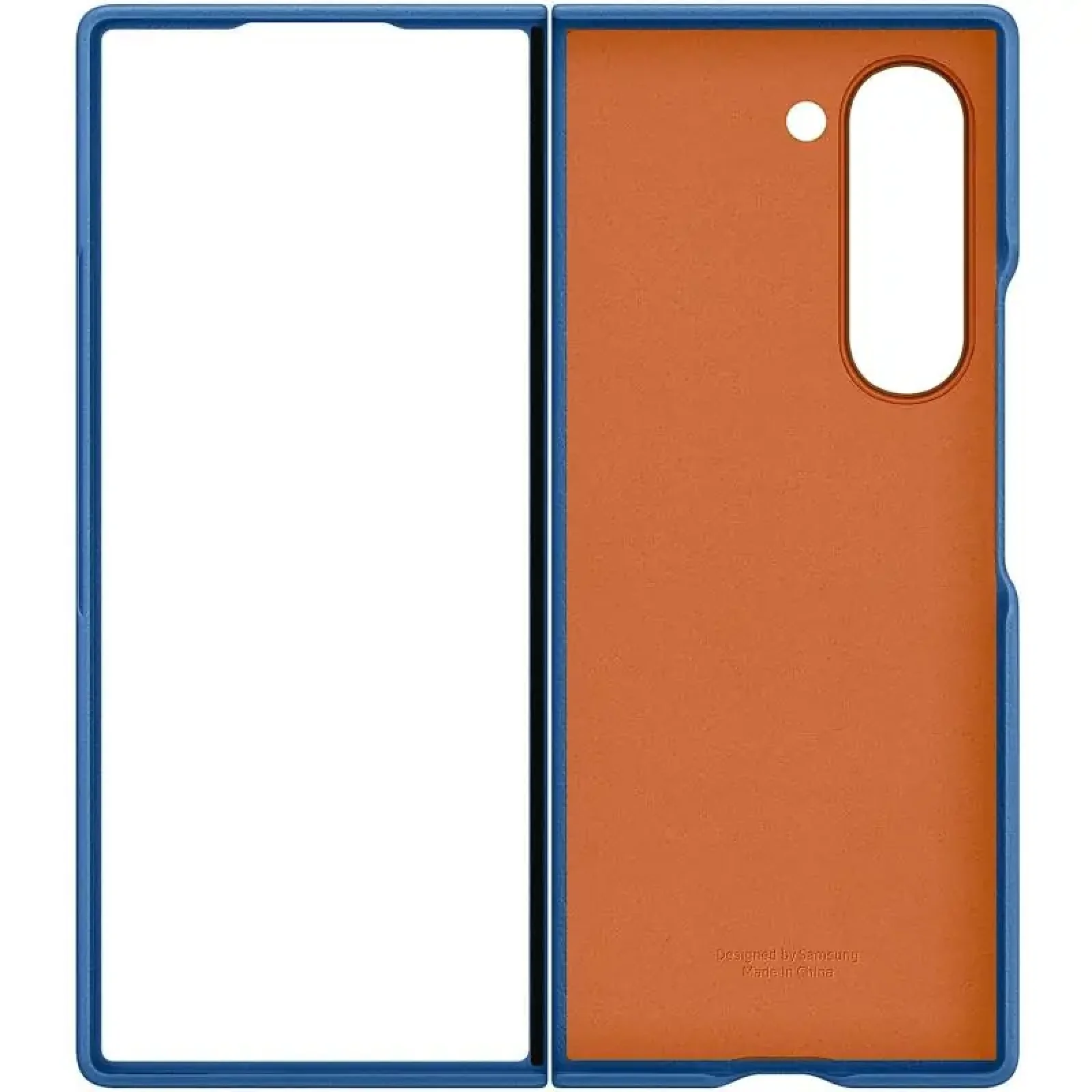 Чохол Leather Case (AAA) для Samsung Galaxy Fold7 Navy