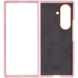 Чохол Leather Case (AAA) для Samsung Galaxy Fold7 Pink