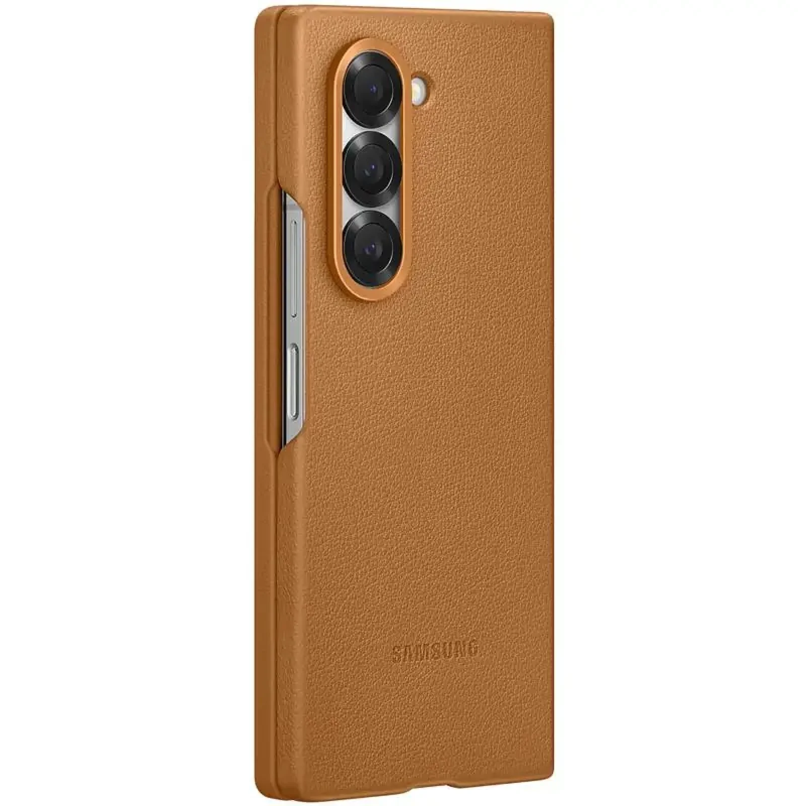 Чохол Leather Case (AAA) для Samsung Galaxy Fold7 Tan