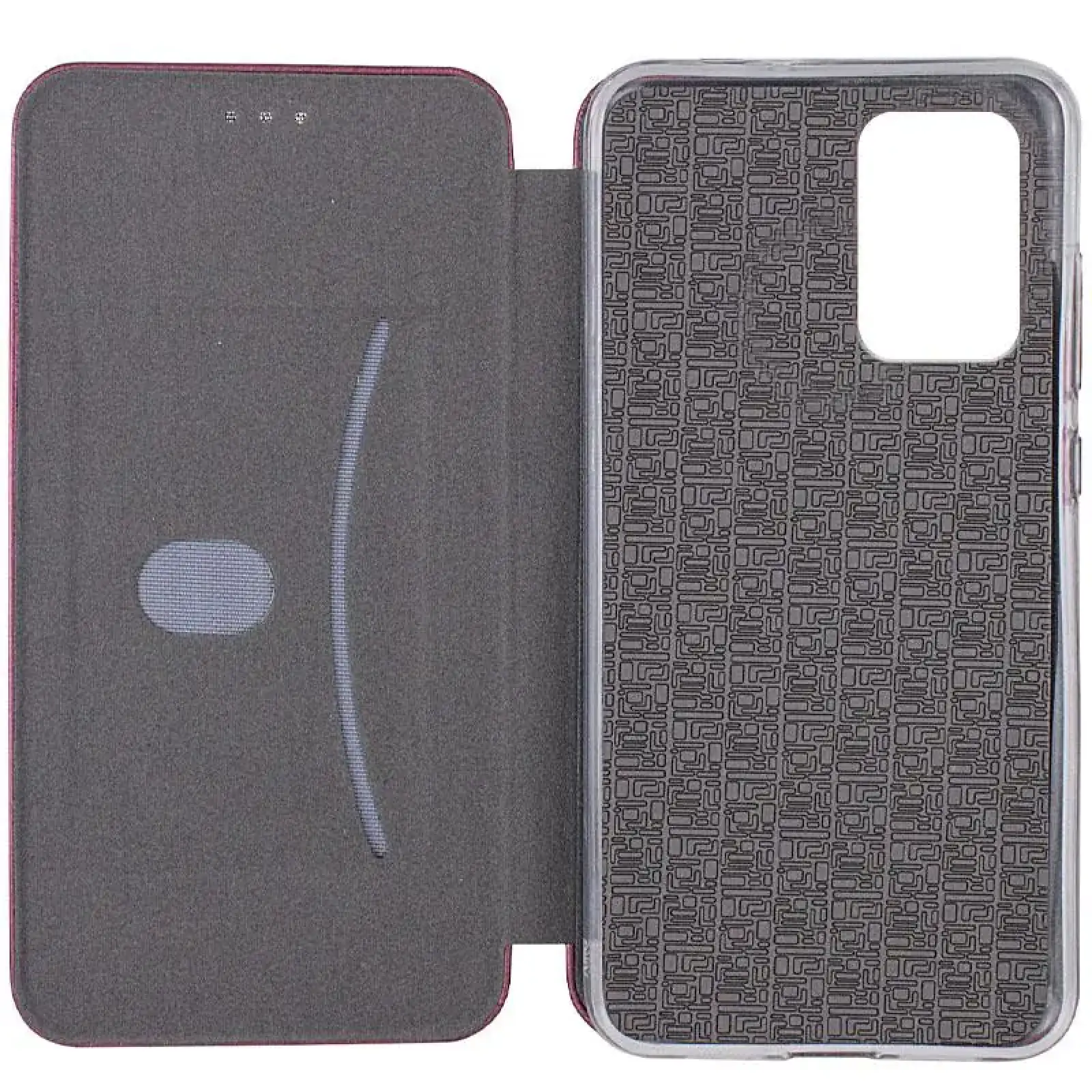 Чохол Classy PU Case для Samsung Galaxy A37 5G Bordo