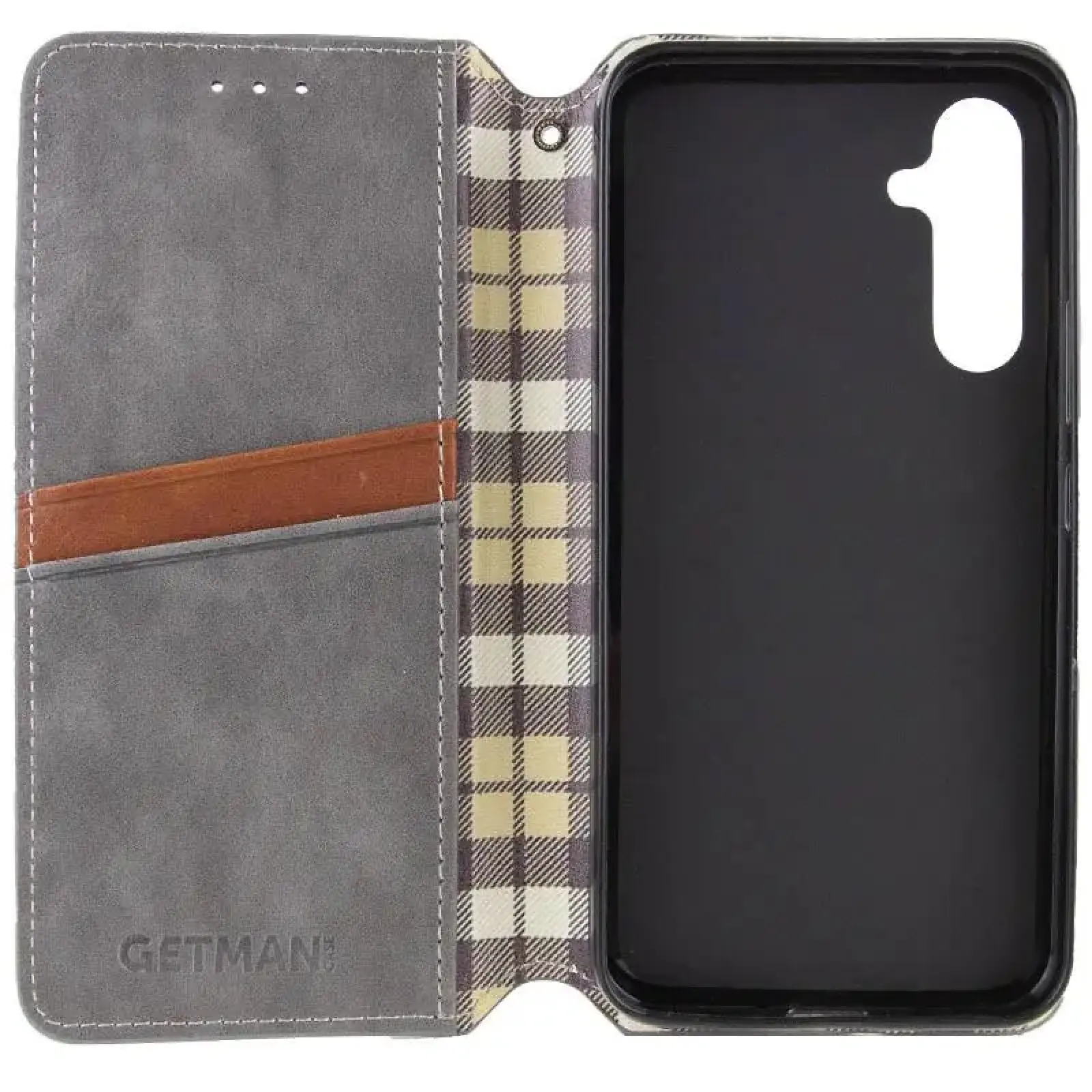 Чохол Getman Cubic PU Case для Samsung Galaxy A37 5G Grey