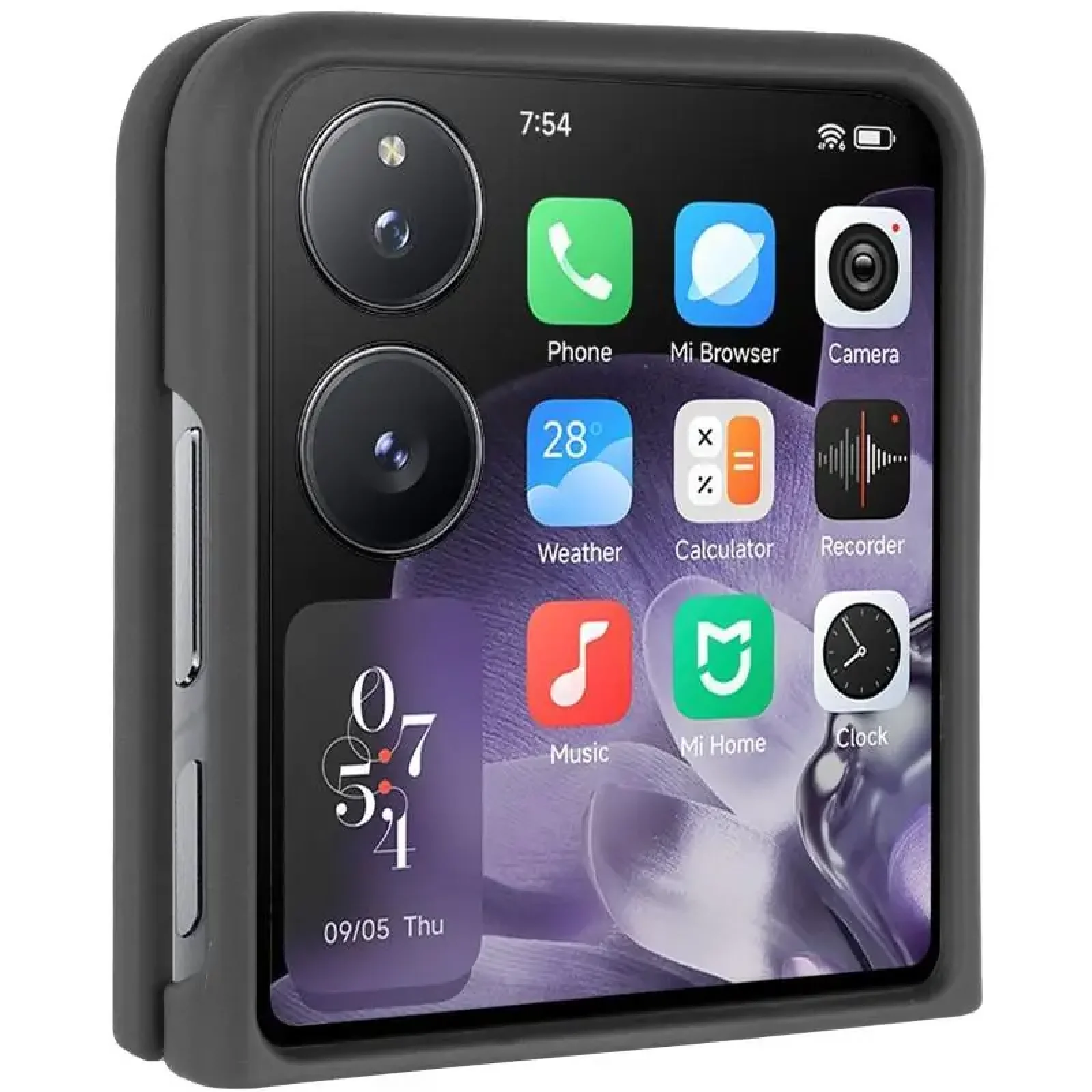 Чохол Foldables Silicone Cover Lakshmi (AAA) для Xiaomi Mix Flip 2 Black