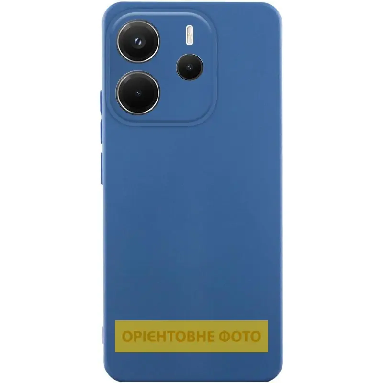 Чохол Silicone Cover Ummi Lakshmi Full Camera (AA) для Xiaomi Redmi 15C Navy Blue