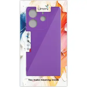 Чохол Silicone Cover Ummi Lakshmi Full Camera (AA) для Xiaomi Redmi 15 Purple