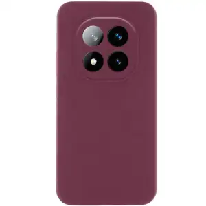Чохол Silicone Cover Lakshmi Full Camera (AAA) для Xiaomi Redmi Note 15 Pro Plus 5G Plum