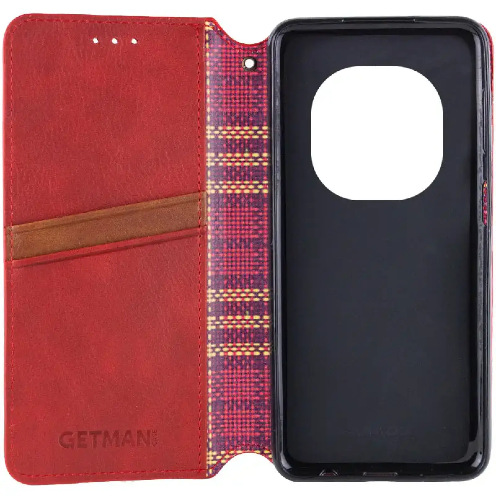Чохол Getman Cubic PU Case для Xiaomi Redmi Note 15 Pro Plus 5G Red