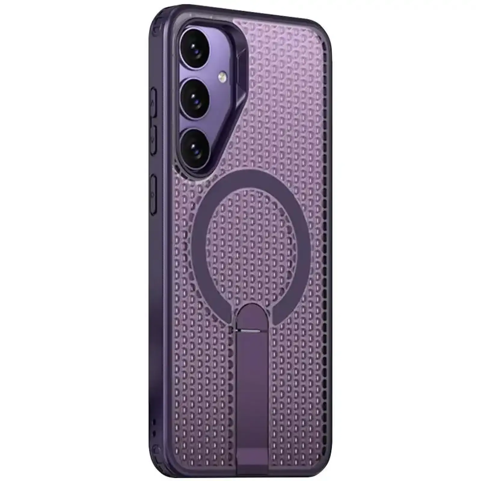 Чохол TPU Breeze with MagSafe stand для Samsung Galaxy S26 Plus Purple