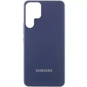 Чохол Silicone Cover Lakshmi (AAA) with Logo для Samsung Galaxy S26 Ultra Midnight Blue