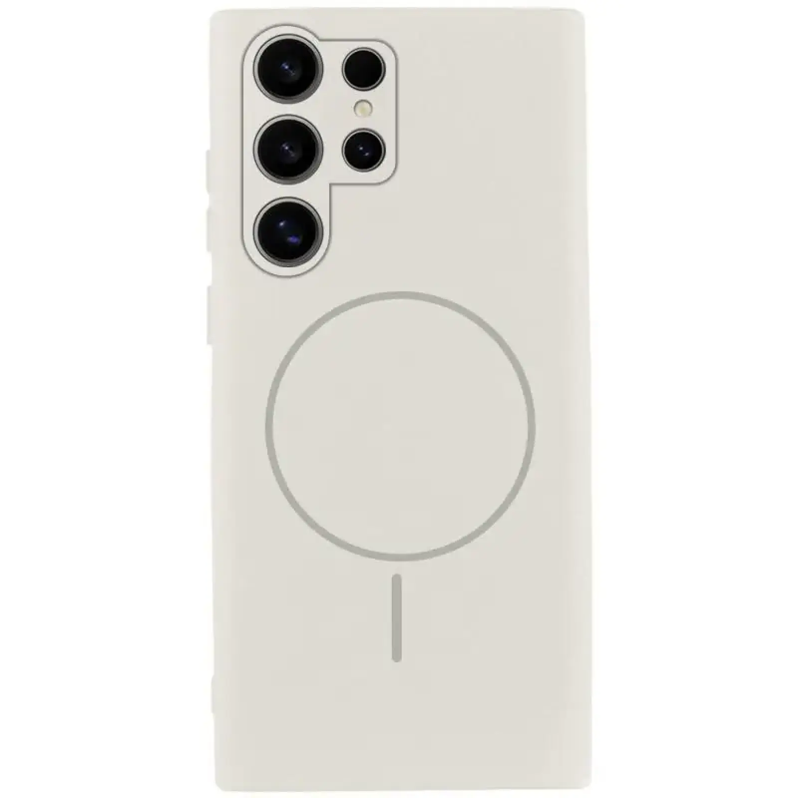 Чохол Silicone Cover Lakshmi Full Camera (AA) with MagFit для Samsung Galaxy S26 Ultra White