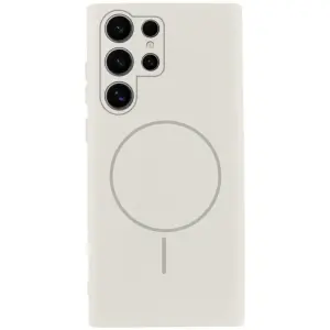 Чохол Silicone Cover Lakshmi Full Camera (AA) with MagFit для Samsung Galaxy S26 Ultra White