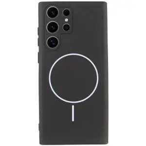 Цвет: Черный - Чехол Silicone Cover Lakshmi Full Camera (AA) with MagFit для Samsung Galaxy S26 Ultra Black