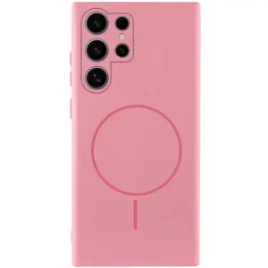 Чехол Silicone Cover Lakshmi Full Camera (AA) with MagFit для Samsung Galaxy S26 Ultra Light Pink