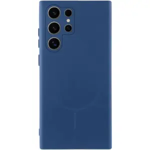 Чехол Silicone Cover Lakshmi Full Camera (AA) with MagFit для Samsung Galaxy S26 Ultra Navy Blue