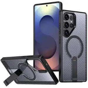Чехол TPU Breeze with MagSafe stand для Samsung Galaxy S26 Ultra Black