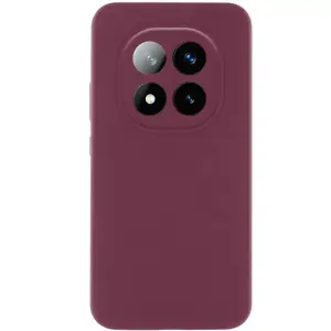 Чохол Silicone Cover Lakshmi Full Camera (AAA) для Xiaomi Redmi Note 15 4G, Redmi Note 15 5G Plum